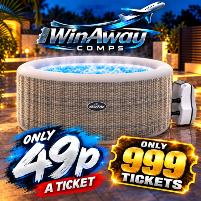 Dellonda 2-4 Person Inflatable Hot Tub/Spa with Smart Pump - Rattan Effect - For 49p!!